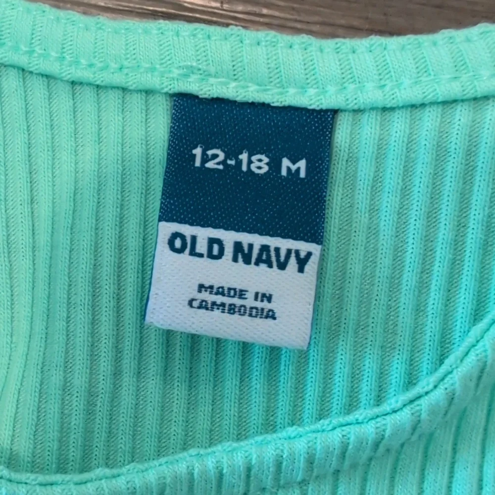 Old Navy Aqua Summer Ruffle Tank And Bloomers Set